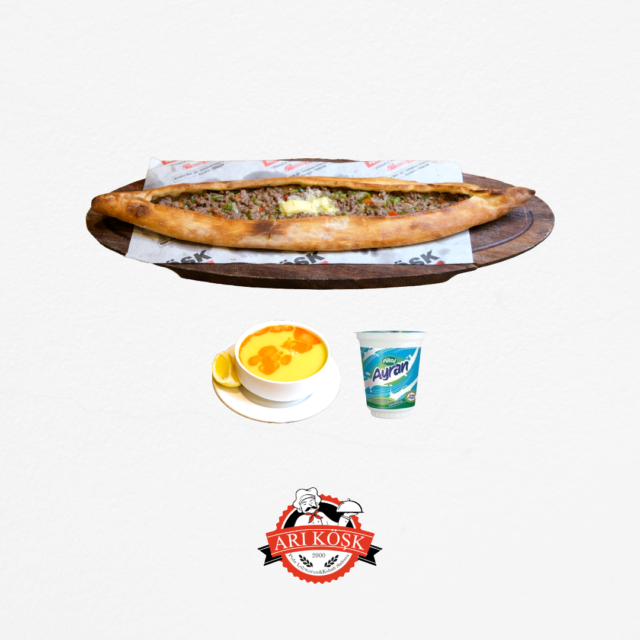 Açık Kıymalı Pide Menü